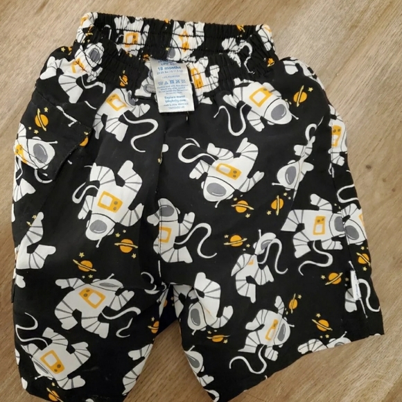 Astronaut Swim Trunks w Full Swim Diaper 18mo - Picture 1 of 4